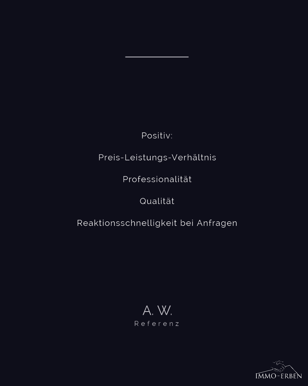 Referenz A.W.