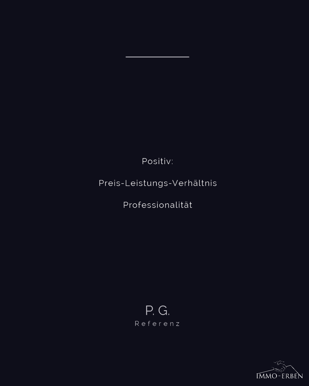 Referenz P. G.