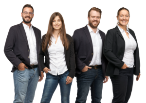 Teamfoto IMMO-ERBEN transparent