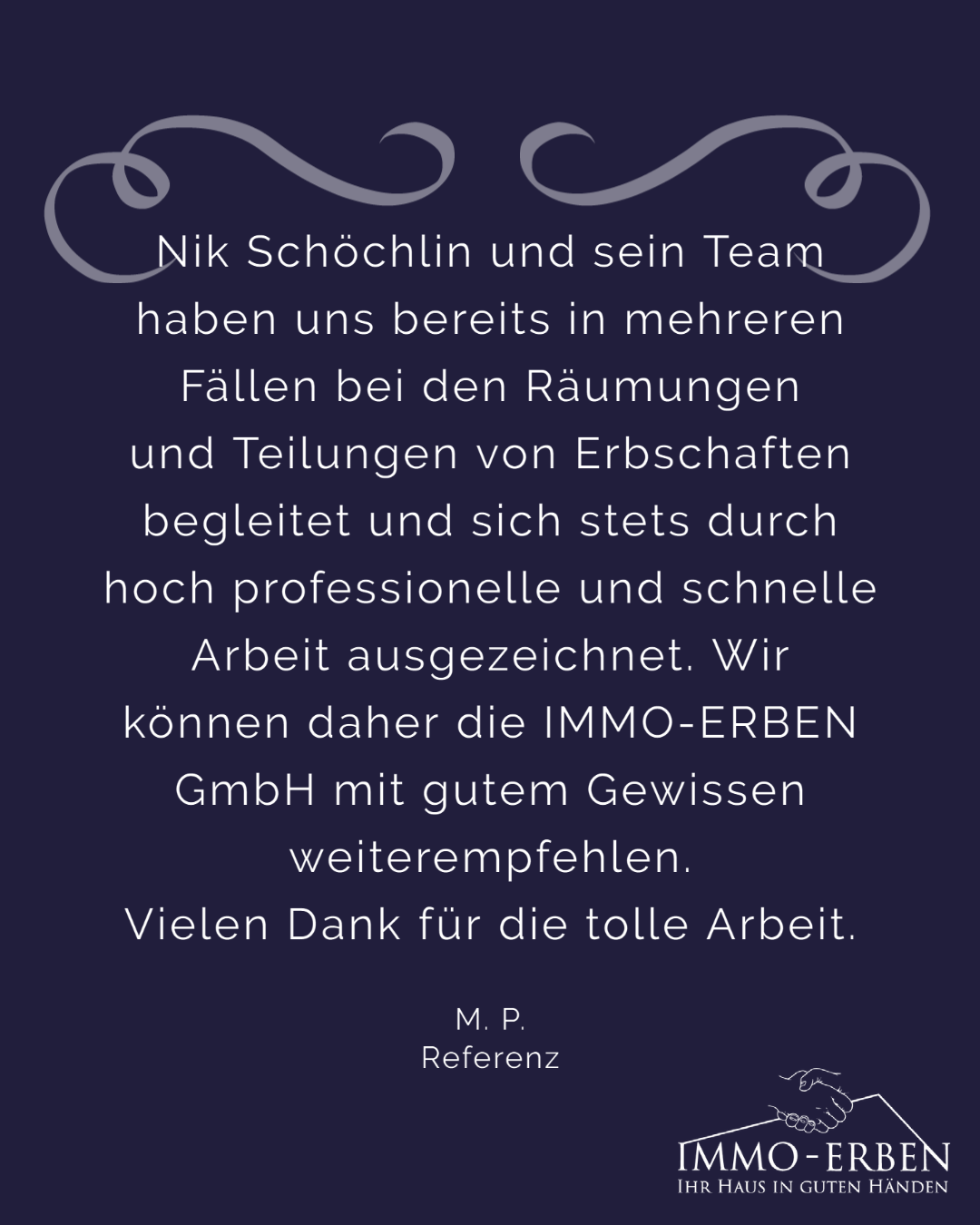 Referenz M. P.