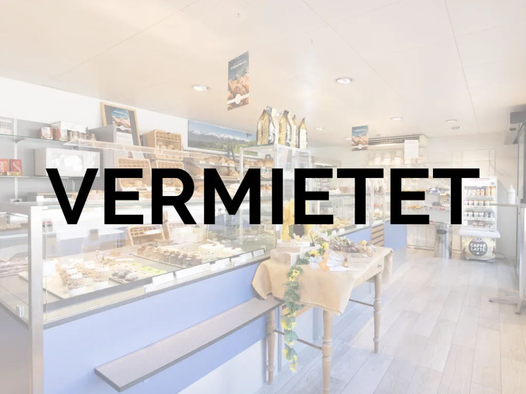 Bäckerei Ladenlokal als vermietet markiert
