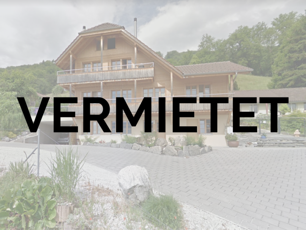 Wohnungen in Toffen als vermietet markiert