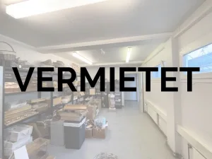 Lagerraum als vermietet markiert