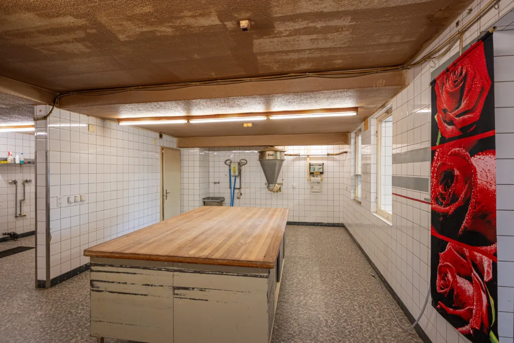 Produktionsraum im EG der Bäckerei Ernst